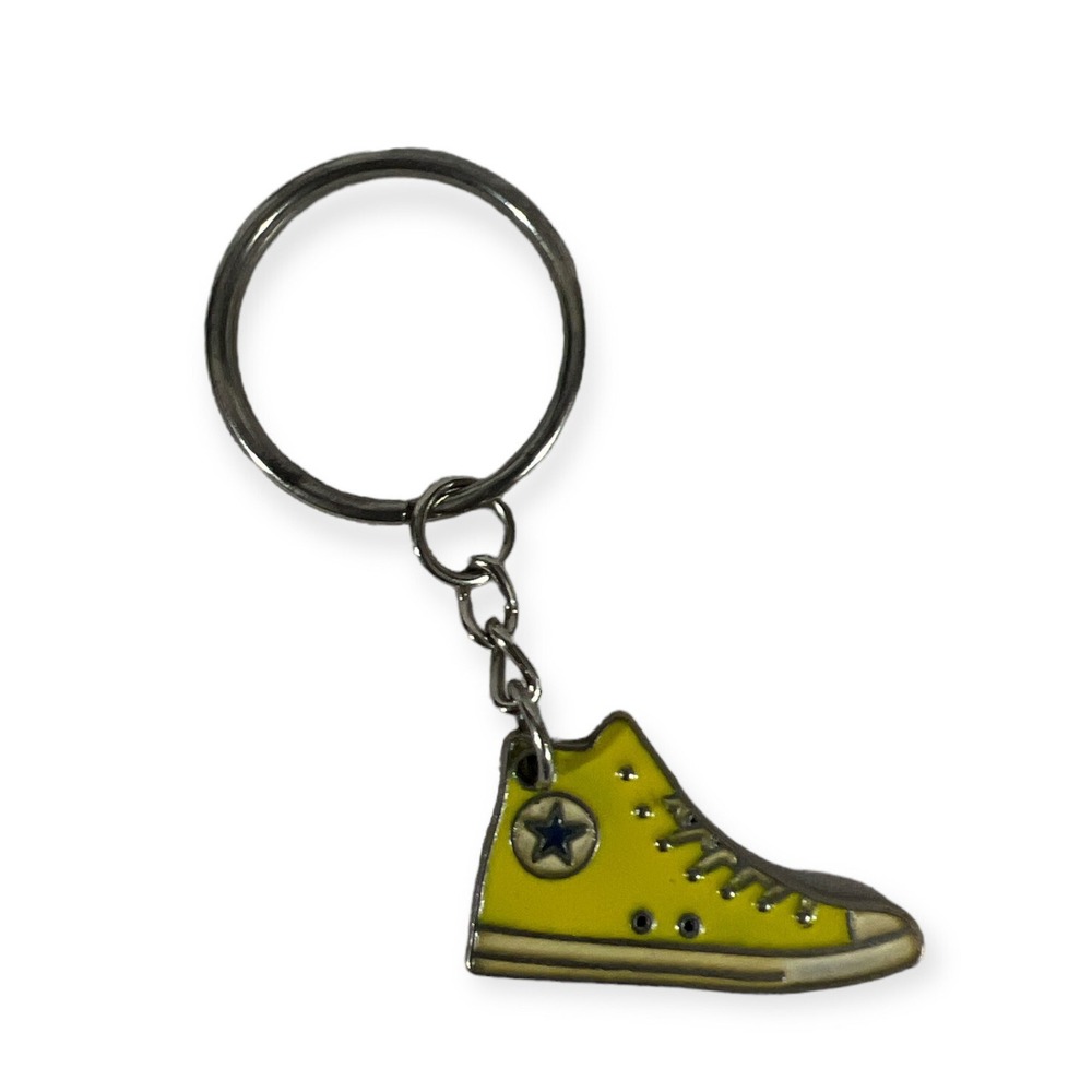 Converse High Top Yellow Sneaker Shoe‎ Keychain Vintage